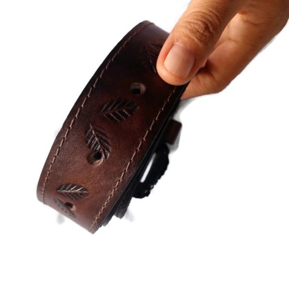 Peruvian Belt handcrafted in Leather Cusco Peru